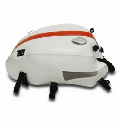 Quantità Limitata Copriserbatoio Bagster per Triumph Bonneville T100/SE, Scrambler e Thruxton dal 2008 bianco e strisce vermigli-