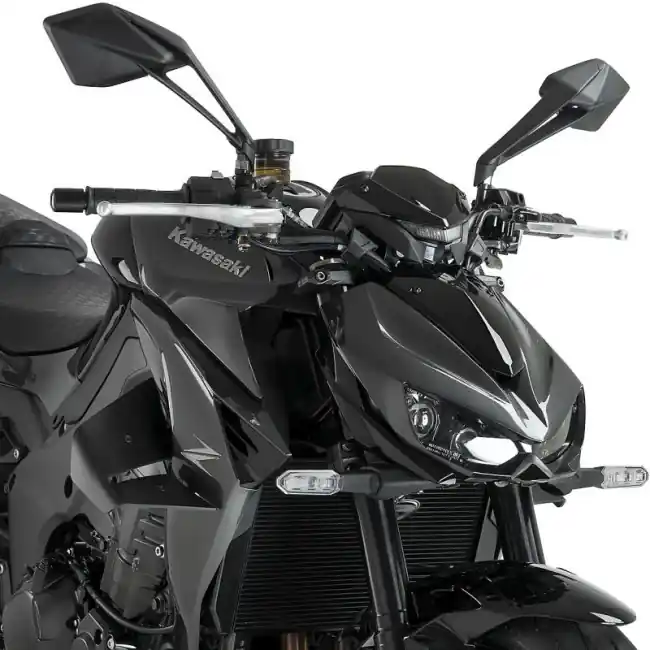Ultimissimo Modello Spoiler laterali Puig D12 per Kawasaki Z1100 dal 2026 nero opaco-