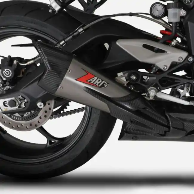 Scarico completo Zard in Titanio Omologato per Triumph Street Triple 765 23-24- Prezzo Di Fabbrica