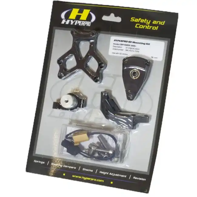 Kit Hyperpro per ammortizzatore di sterzo su Ducati 749 e 999-Nero Sconto