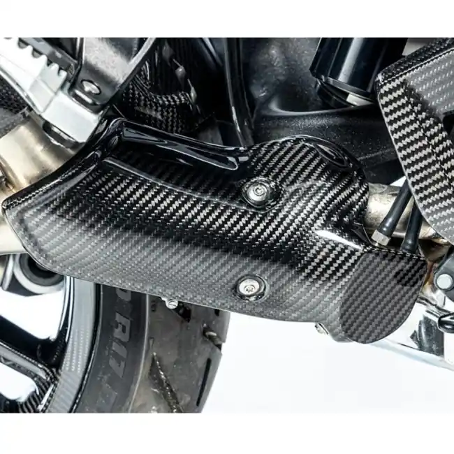 Prezzo Basso Protezione collettore Ilmberger Carbonio per BMW R1300R/RS/GS e GS Adventure-