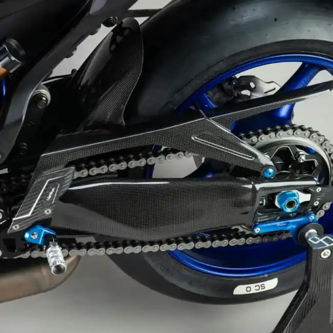 Esclusivo Protezioni per forcellone posteriore Lightech Carbonio Per Yamaha YZF R9 dal 2025-