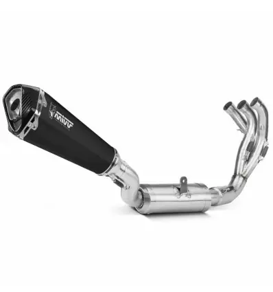 Scarico completo Mivv Delta Race Inox Black per Yamaha MT 07 dal 2025- Prezzo Ridotto