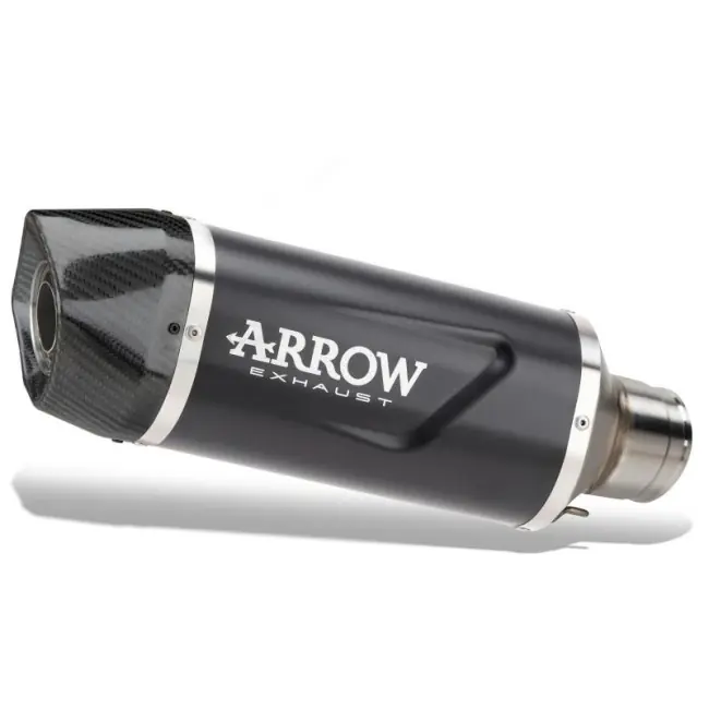 Terminale Arrow Indy Race Evo Dark Carbon End per Yamaha Tenere 700- Pagamento Sicuro