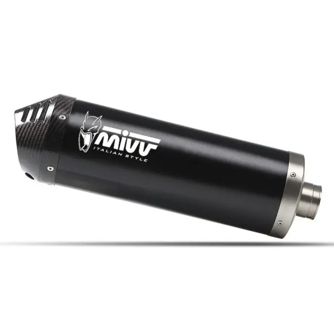 Nuovo Arrivo Terminale Mivv Oval Inox Black Carbon End per Voge Valico 525 DSX dal 2024-