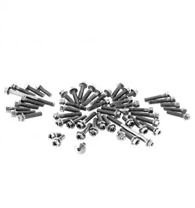 Set bulloneria ergal per carena BMW S1000 RR 15-18-Argento Spedizione Gratuita