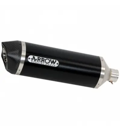 Offerta Limitata Terminale Arrow Race-Tech alluminio "Dark" fondello carbonio per Suzuki GSR 750-