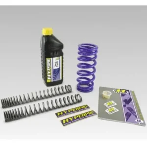 Kit completo molle progressive Hyperpro per Kawasaki ZX-10R Ninja 04-05-Nero Reso Gratuito