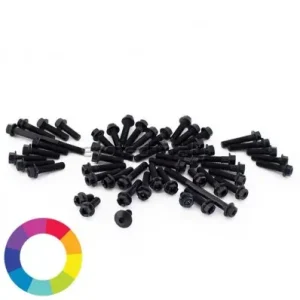 Set bulloneria ergal per carena Kawasaki Ninja 125-Argento Direttamente Dal Produttore