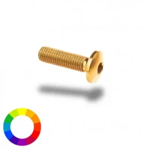 Bullone in ergal 002 testa bombata 6x55mm-Argento Compra Oggi Stesso