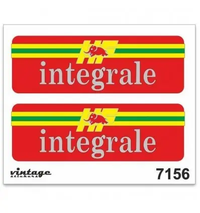 Adesivo serie Vintage HF Integrale 9x12 cm- Acquista Ora