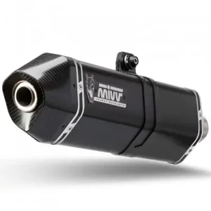 Terminale Mivv Speed Edge Inox Black per Honda CRF 1100L Africa Twin e Adv- Popolare