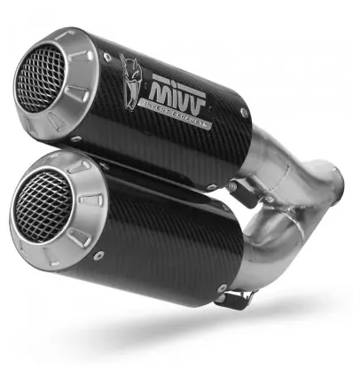 Terminale Mivv MK3 Carbon doppio per Triumph Speed Triple 1200 RR e RS- Subito Disponibile