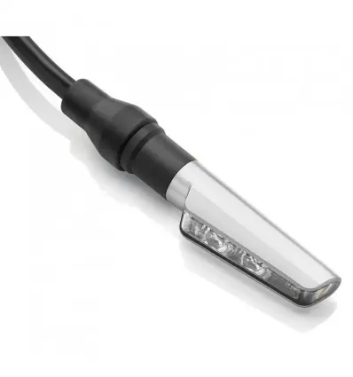 Freccia a led Rizoma Corsa in alluminio anodizzato-Argento Novità