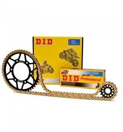 Kit catena corona e pignone +2 DID per Yamaha XT 660X/R XT 660Z Tenere- Scelto Dai Clienti