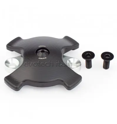 Cover Evotech per ispezione fase con slider su moto Ducati-Argento Must-Have