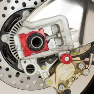 Offerta Lampo Tendicatena Evotech per moto Aprilia vari modelli-Argento