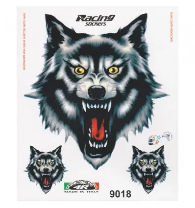 Offerta Del Giorno Set adesivi 20x24 cm Lupo-
