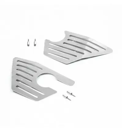 Coppia di griglie laterali Baak per BMW R-Nine T 14-20 argento spazzolato- Di Tendenza