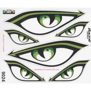Set adesivi 20x24 cm Occhi- Reso Gratuito