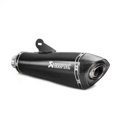 Marmitta Akrapovic Slip On Acciaio Inox nero omologata per BMW R-Nine T 17-20- Promozione Esclusiva
