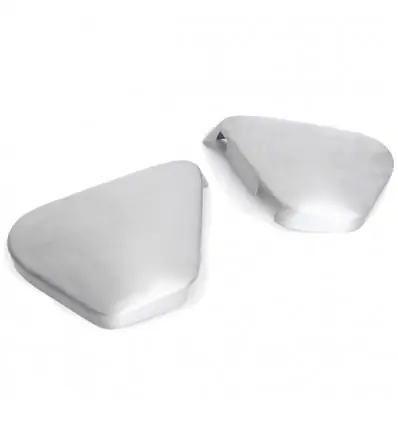 Esclusivo Coppia fianchetti Zard in alluminio spazzolato per Triumph Bonneville T100, T120, Street Twin...-