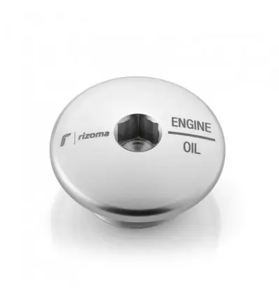 Scelto Dai Clienti Tappo olio motore Rizoma per Triumph Street Twin, Bonneville T120, Thruxton R argento-