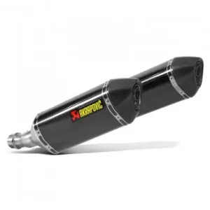 Ultime Pezzi Coppia di marmitte Akrapovic Slip On Carbonio omologate per Kawasaki Z1000 14-16-