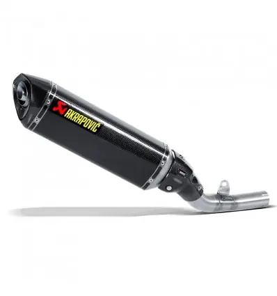 Marmitta Akrapovic Slip On Carbonio omologata per Kawasaki Z800 13-16 depotenziata- Must-Have