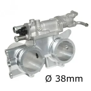 Saldi Corpo farfallato Jetprime maggiorato 38mm ovale per Yamaha T-Max 530-