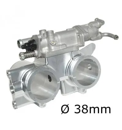 Saldi Corpo farfallato Jetprime maggiorato 38mm ovale per Yamaha T-Max 530-