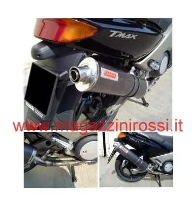 Marmitta GPR Poppy Ovale per Yamaha T-Max 500 01-07- Promozione Esclusiva