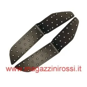 Pedane alluminio ONE Yamaha T-Max 500 01-07 nere forate- Saldi