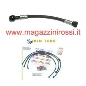 Prezzo Scontato Kit Fren Tubo Yamaha T-Max 500 01-03 carbonio/ergal all black-