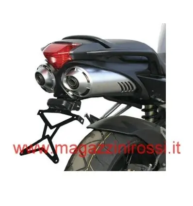 Portatarga regolabile nero Yamaha FZ6 04...- Compra Oggi Stesso