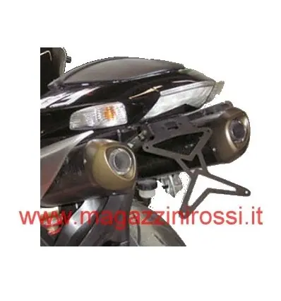 Consegna Rapida Portatarga regolabile nero Kawasaki Ninja ZX-10R-