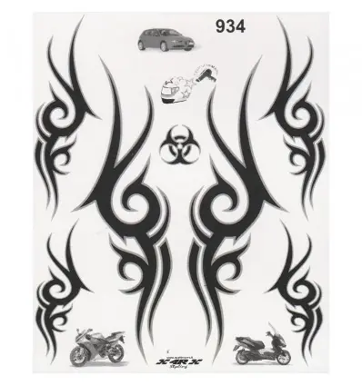 Set adesivi 20x24 cm Tribali- Subito Disponibile