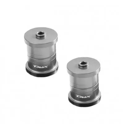 Rialzi schienalino pilota Performance1 per Yamaha T-Max 500 01-11 e T-Max 530 vari colori-Argento Economico