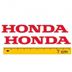 Quantità Limitata Coppia adesivi scritta Honda 7 cm in vari colori-Argento