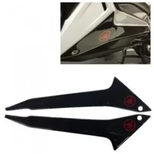 Super Prezzo Kit adesivi resinati puntale Yamaha T-Max 530cc 12-14 carbon look con logo rosso-