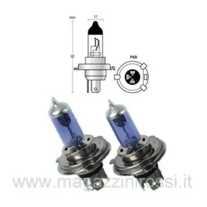Acquista Ora Lampada alogena H4 Blue Xe 12v 100/80w-
