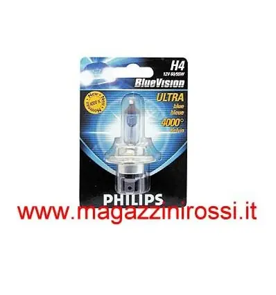 Lampada Philips H4 Blue Vision- Spedizione Espresso