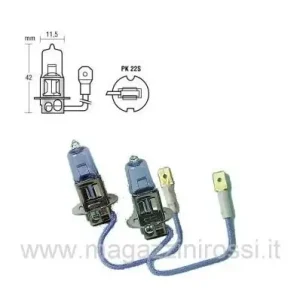 Offerta Lampo Lampada alogena H3 Blue Xe 12v 55w-