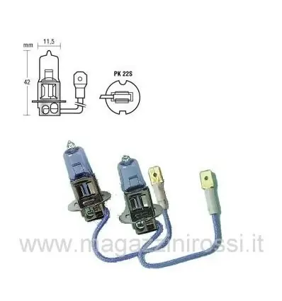 Offerta Lampo Lampada alogena H3 Blue Xe 12v 55w-