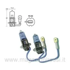 Subito Disponibile Lampada alogena H3 Blue Xe 12v 100w-