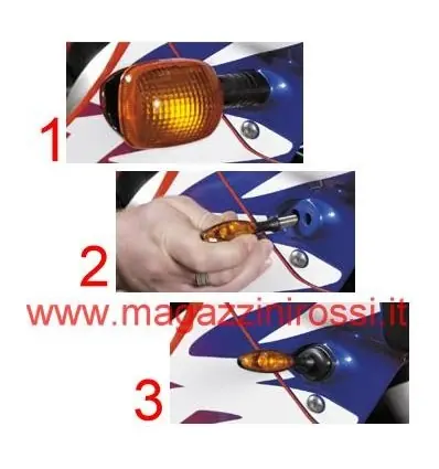 Di Tendenza Basetta per micro frecce moto Yamaha...-