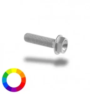 Bullone in ergal 004 testa esagonale passo 5x35mm-Argento Nuova Collezione