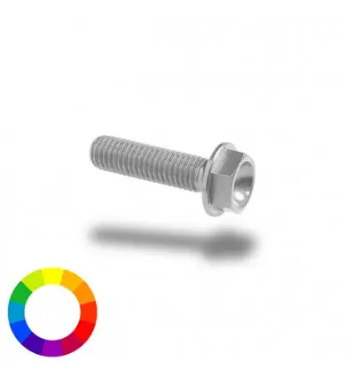 Sconto Bullone in ergal 004 testa esagonale 6x30mm-Argento