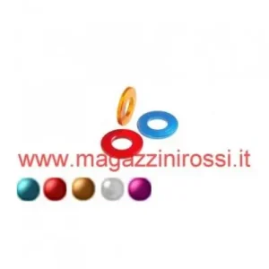 Ultime Pezzi Rondella in ergal foro 6mm vari colori-Argento