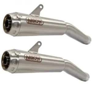 Coppia di terminali Slip On Arrow Pro-Race Titanio per Ducati Scrambler 1100 18-20- Prezzo Ridotto